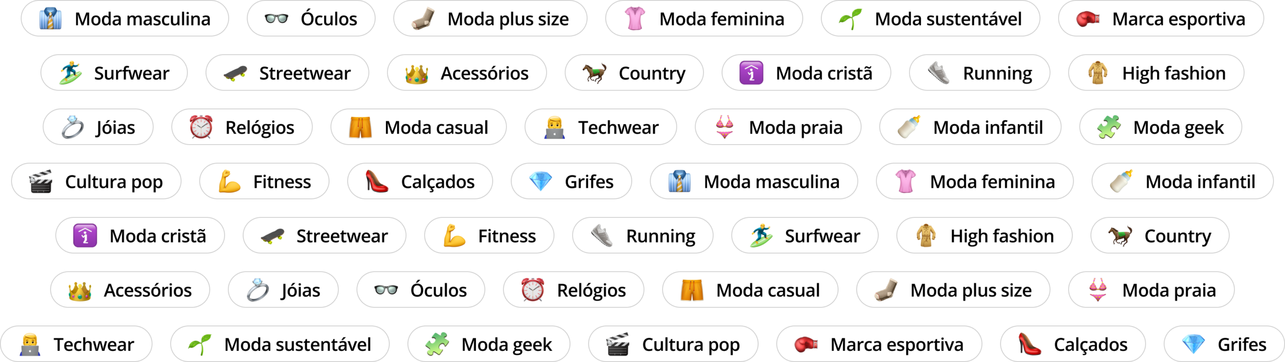 ICONES CATEGORIAS mobile