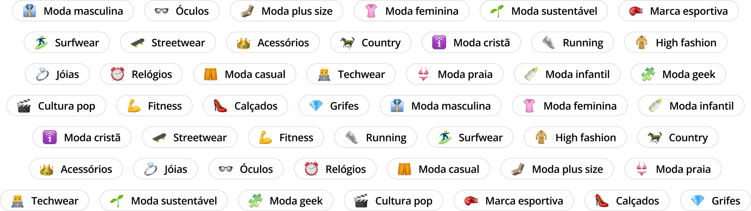 ICONES CATEGORIAS mobile
